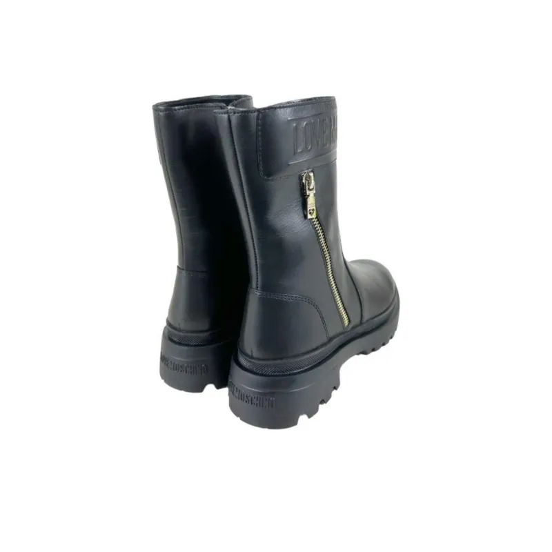 LOVE MOSCHINO Ankle Boots 5cm Women's Black-4