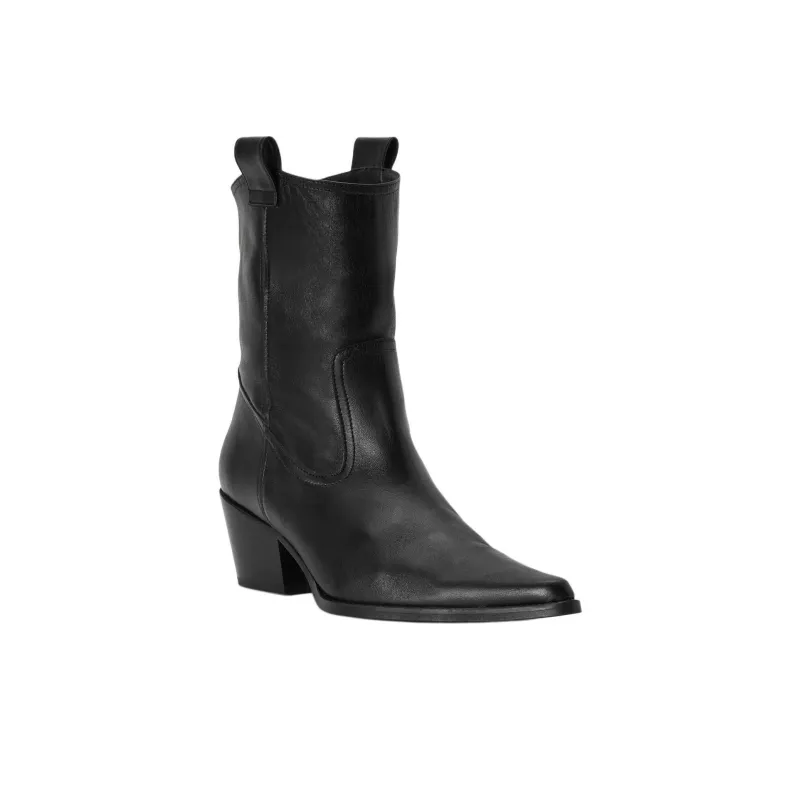Staud June Ankle Boots 4cm Women's Black-3
