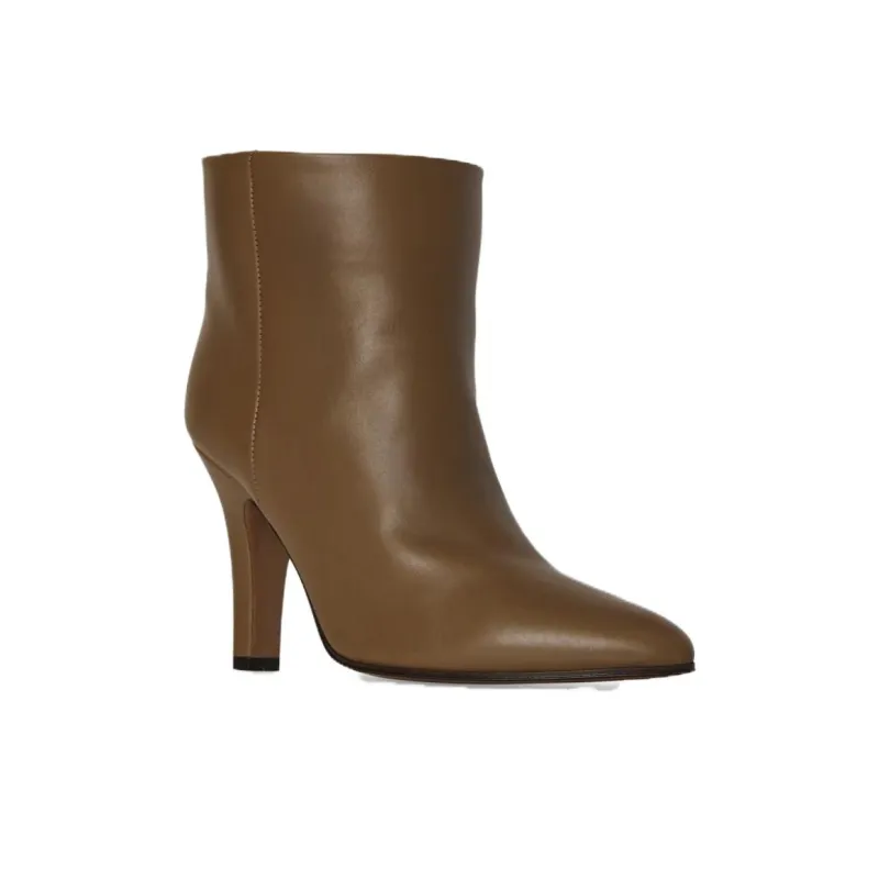 THE ROW Prudens Ankle Boots 8.9cm Women's Brown-2