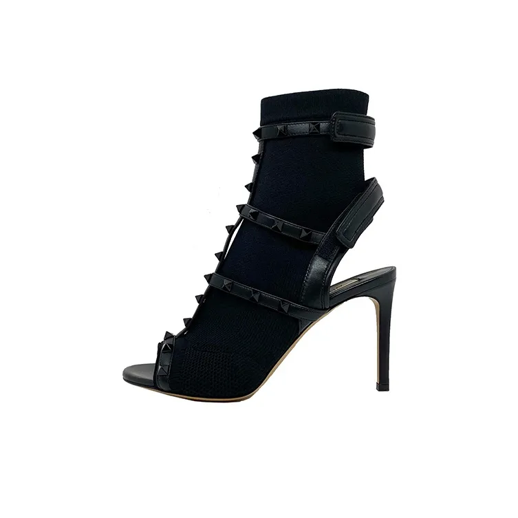 Valentino Stylish Sandal 9cm Women's Black-0
