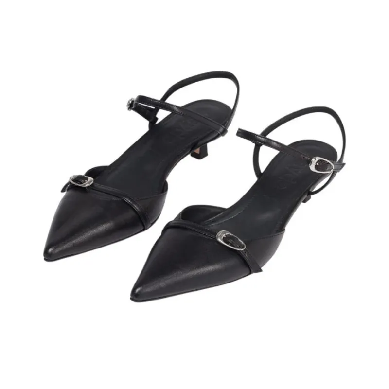 Aeyde Maisie Leather 35mm Pointed-toe Pumps-2