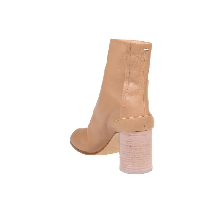 Maison Margiela Tabi Ankle Boots Women's Nude-3