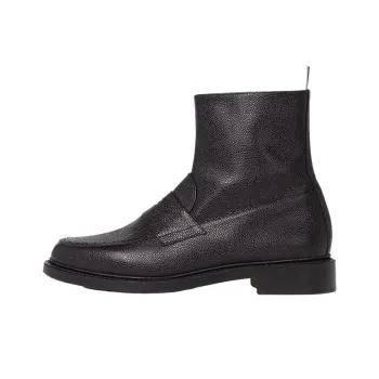 THOM BROWNE Goodyear-sole Penny Loafer Ankle Boots