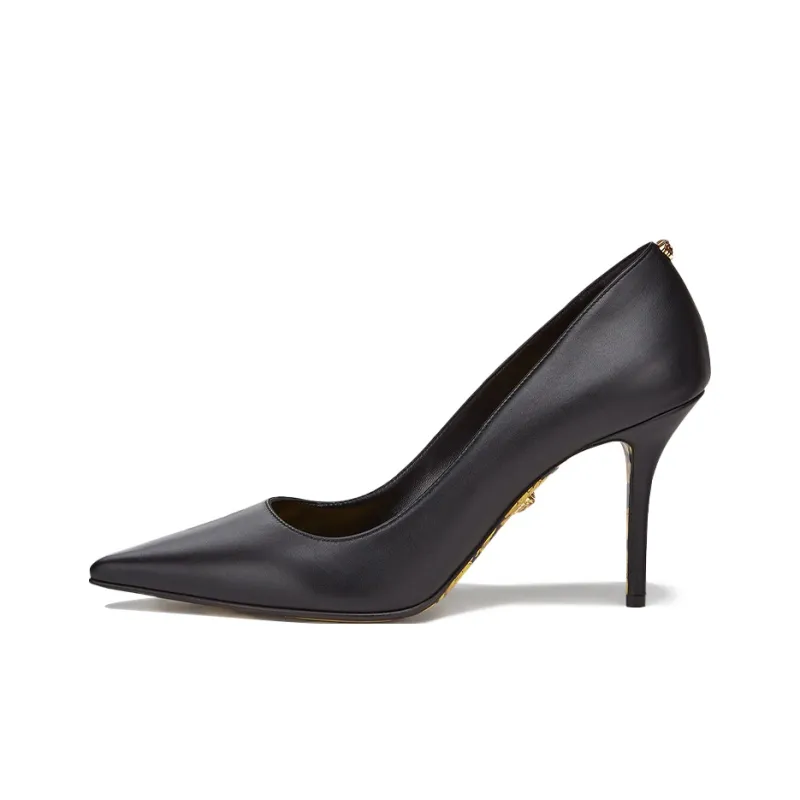 VERSACE Barocco High Heels Women's Low-Top Black-0
