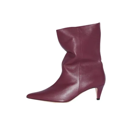 By Far Lysander Ankle Boots 6cm Women's Red