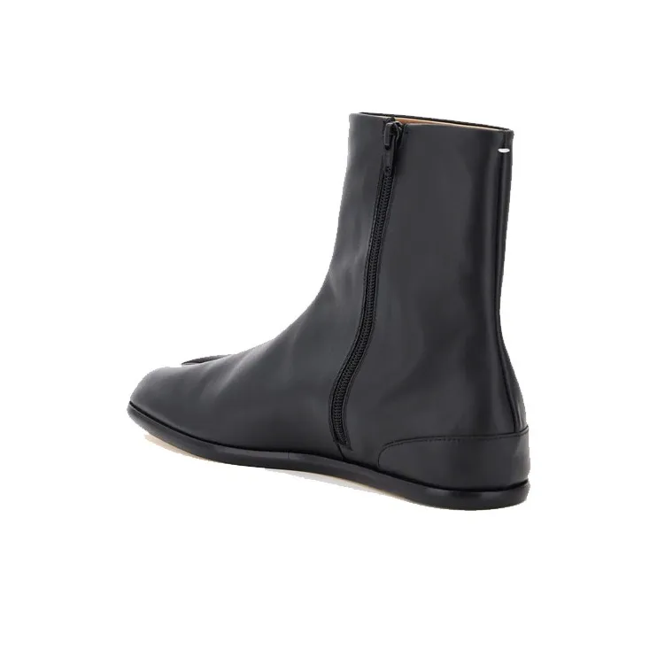 Maison Margiela Tabi Leather Ankle Boots-3