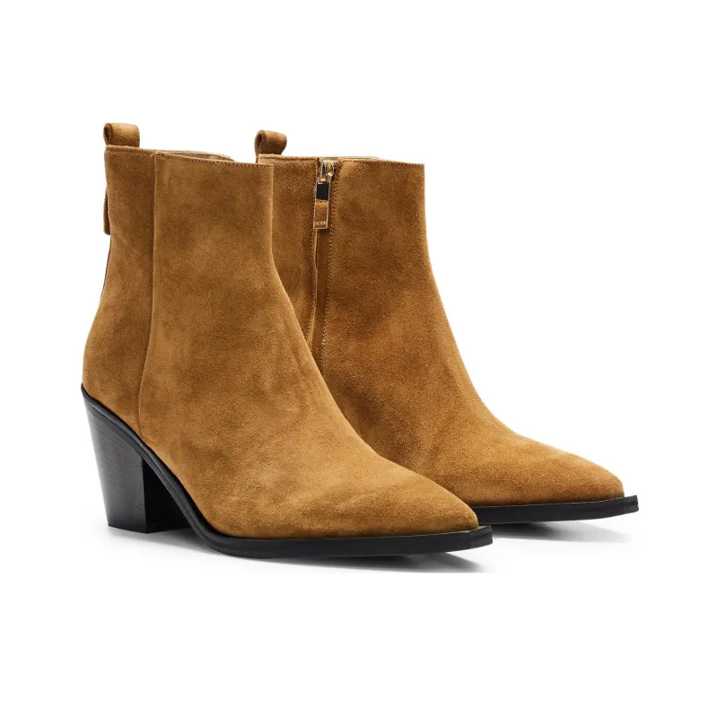 HUGO BOSS Ankle Boots Women's Brown-2