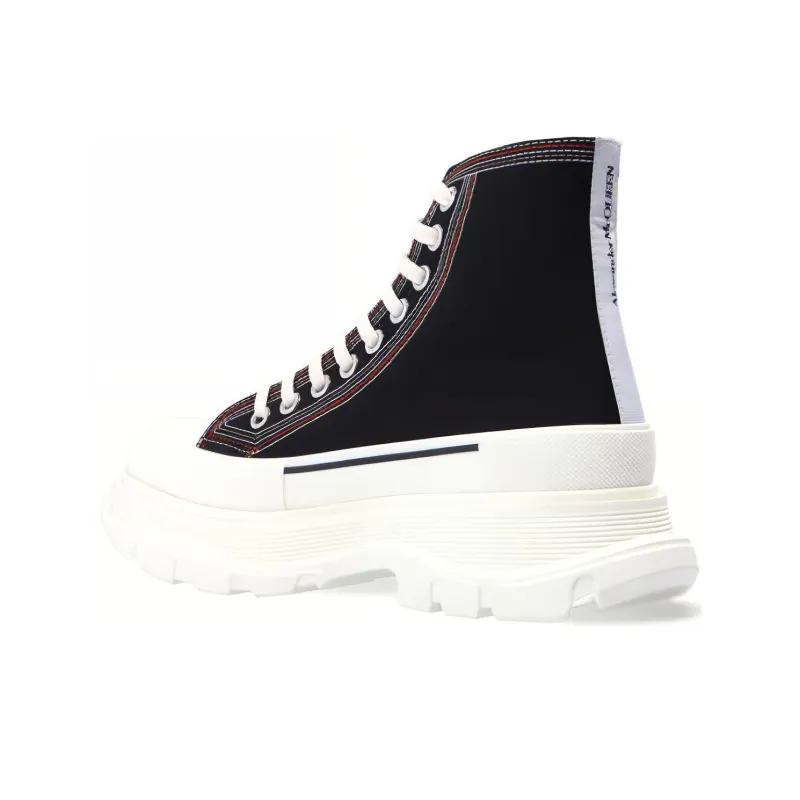 Alexander McQueen Tread Slick Short Platform Shoes Men's Black-3