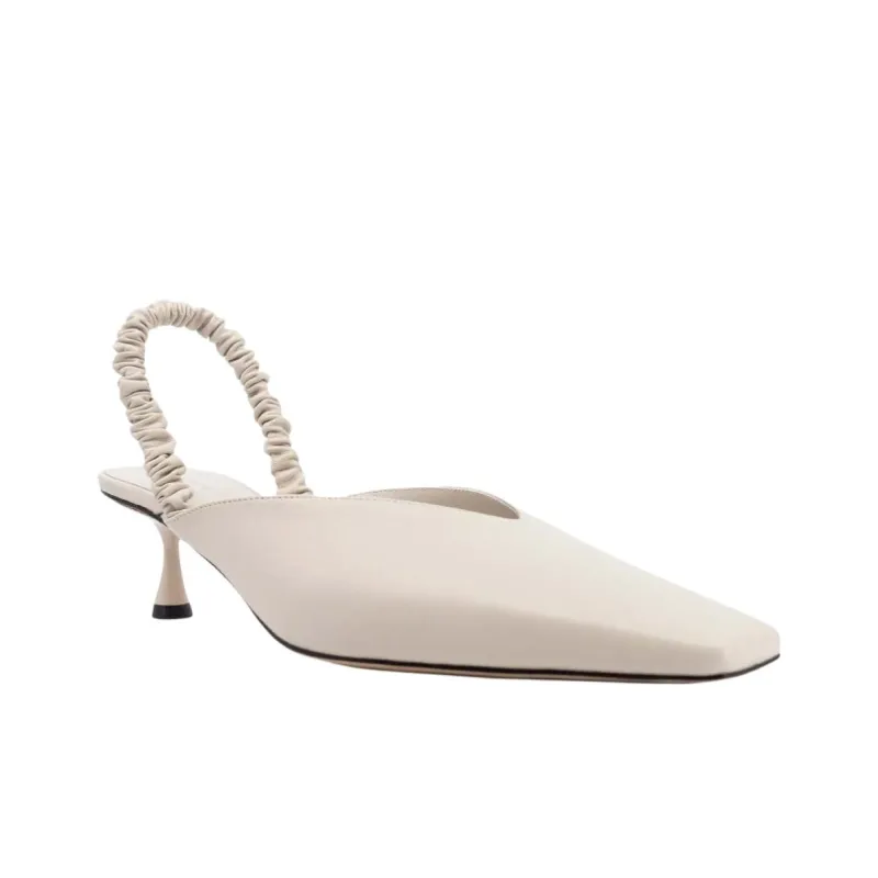 STUDIO AMELIA Zadie Irregular Heel High Heels 5cm Women's Beige-2