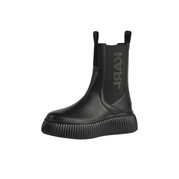 KARL LAGERFELD KREEPER Short Chelsea Boots Women's Black
