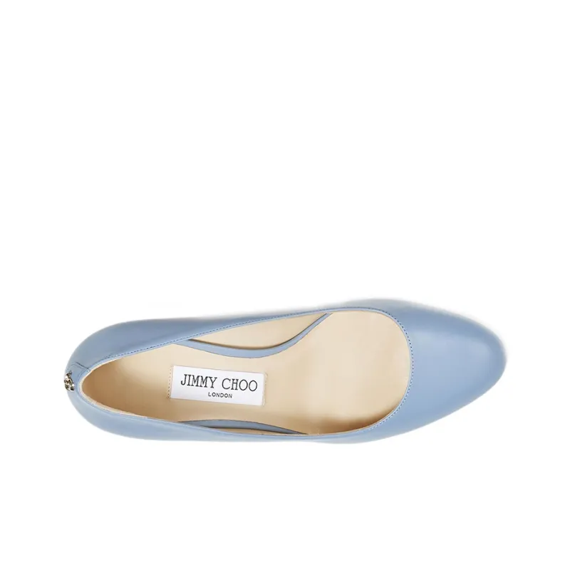Jimmy Choo Selah Slim Heel High Heels 6cm Women's Blue-3