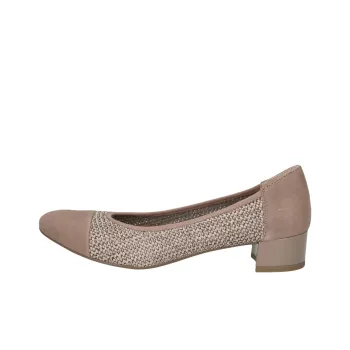 CAPRICE Ingrid Chunky Heel High Heels 3.5cm Women's Brown