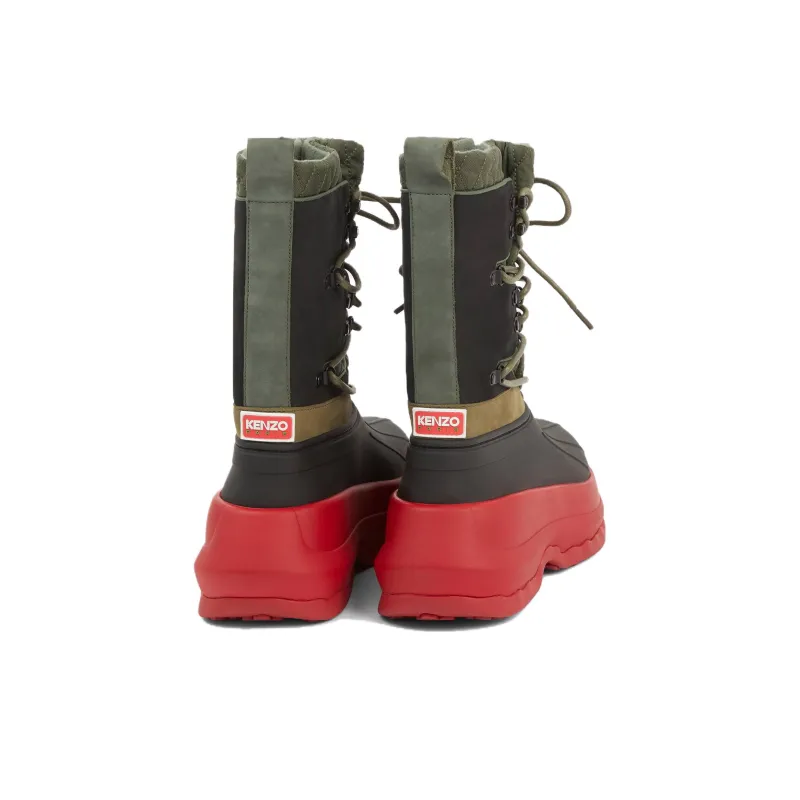 Hunter x KENZO Ankle Boots Men's Green-3