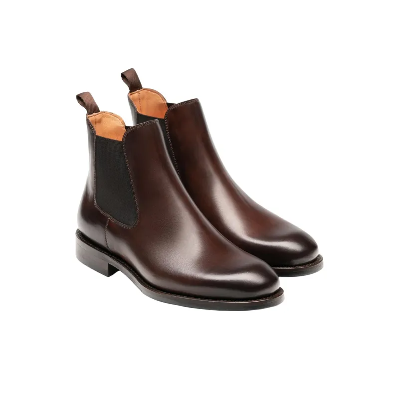 Magnanni Julia Short Chelsea Boots Women's Brown-2