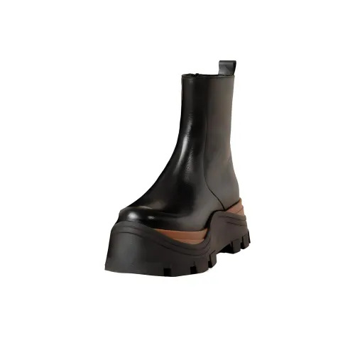 ALOHAS Ankle boots Silver 5cm Women's Black