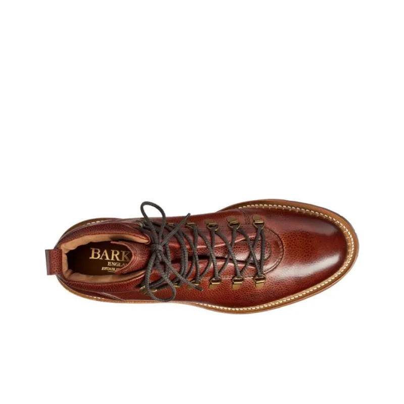 BARKER Glencoe Ankle Boots Men's Brown Red-3