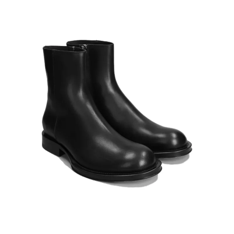Lanvin Medley Leather Ankle Boots-2