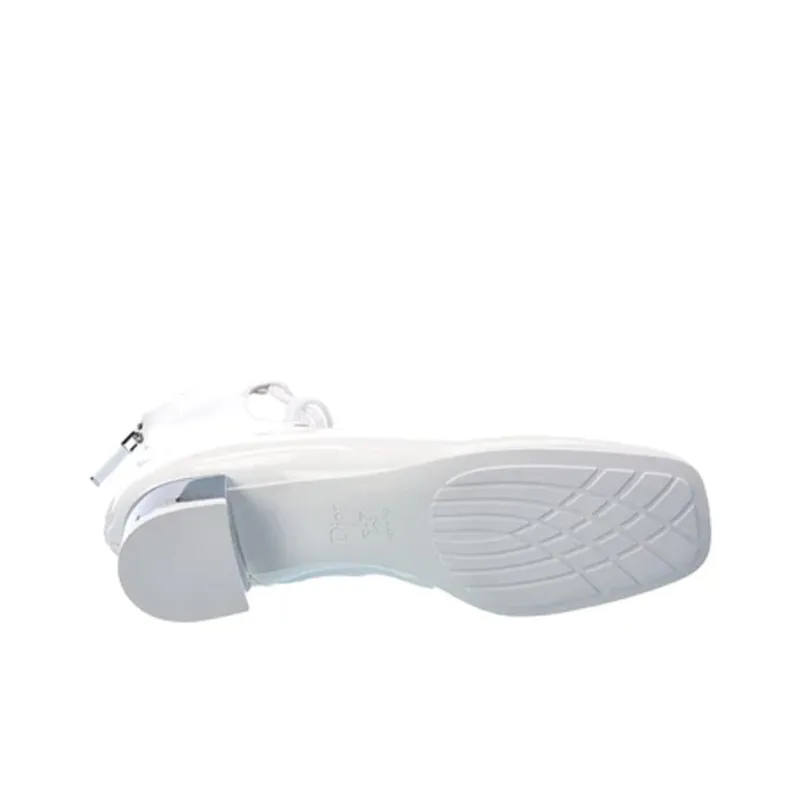 DIOR Arty Ankle Boots 3cm Women's White-4