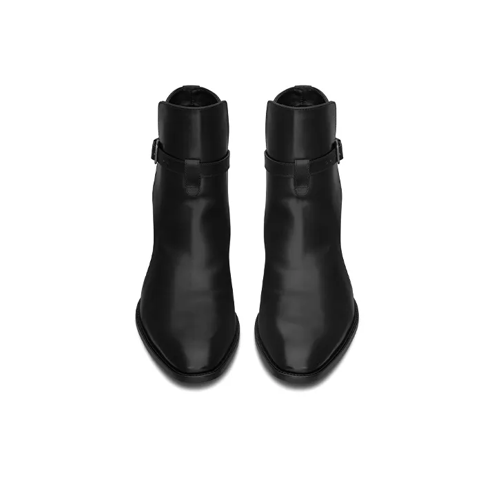 SAINT LAURENT Wyatt Jodhpur Boots-3