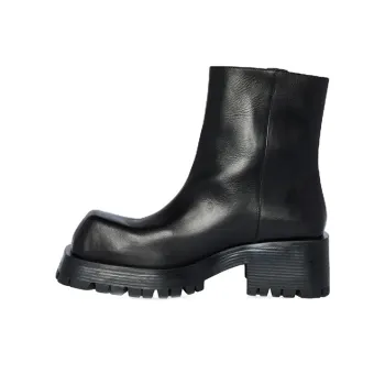 Balenciaga Trooper Ankle Boots Men's Black