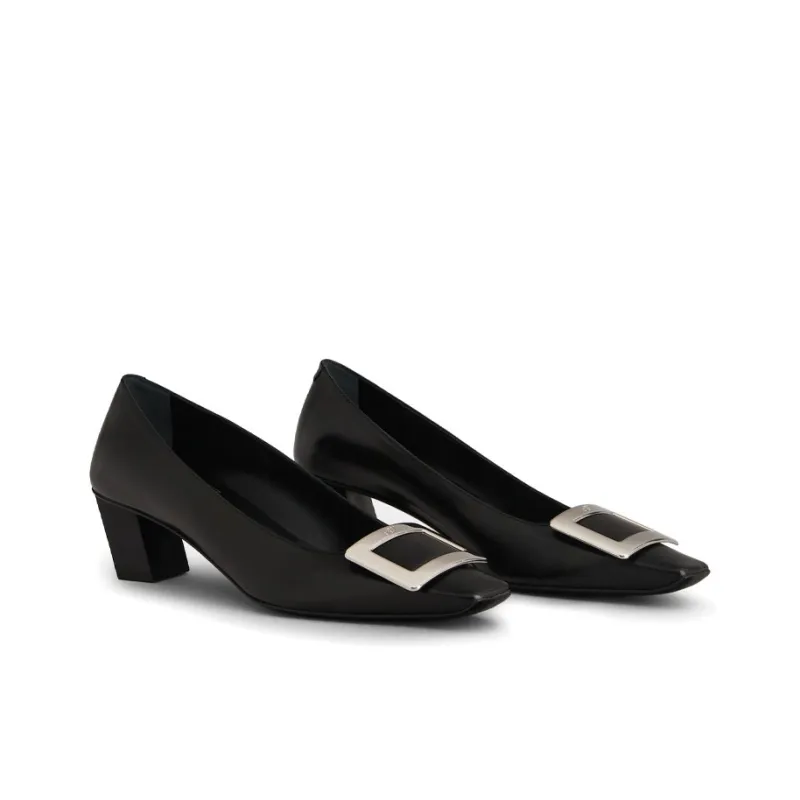 Roger Vivier Belle Vivier Buckle Square Toe Pumps-2