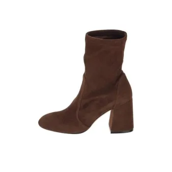 stuart weitzman Round-toe 85mm Suede Boots