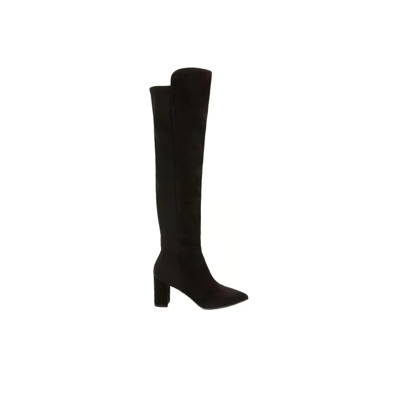 Stuart Weitzman/SW Carly Knee-high Boots 7.5cm Women's Black-1