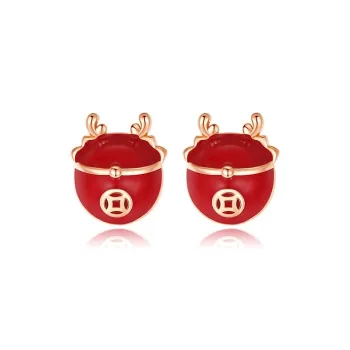 CARAT'S DIARY S925 Silver Stud Earrings Women's
