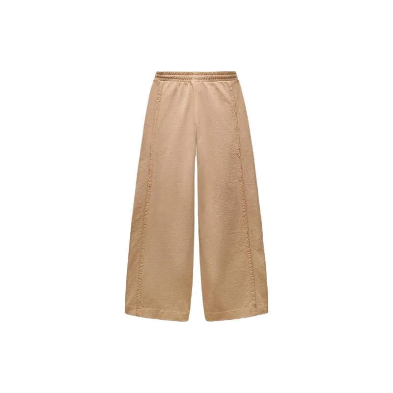 ZARA Casual Pants Women's Red Brown-1