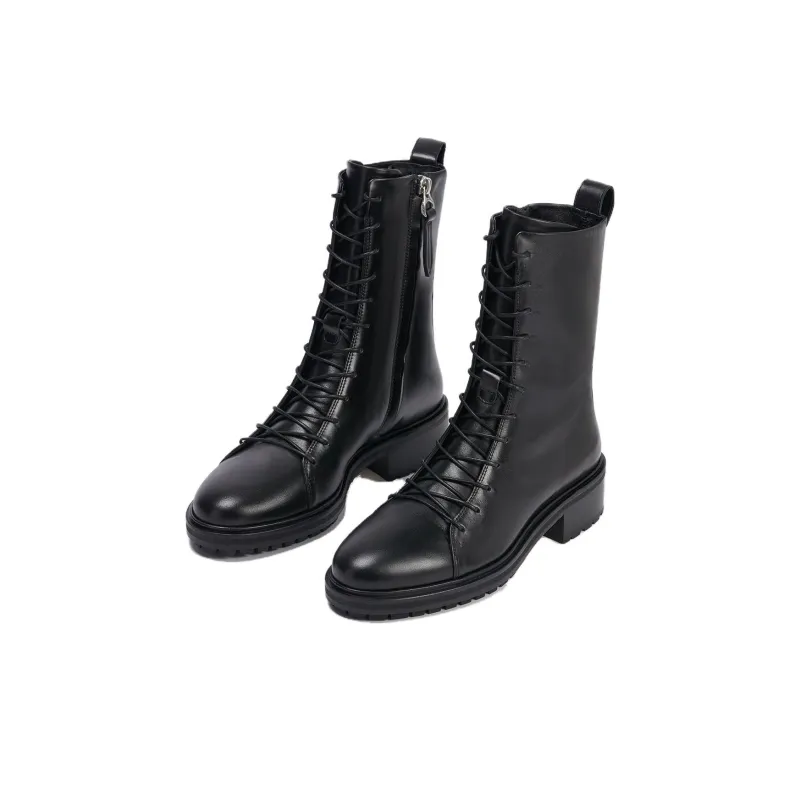 Aeyde Isa Leather Lace up Boots Women's-2