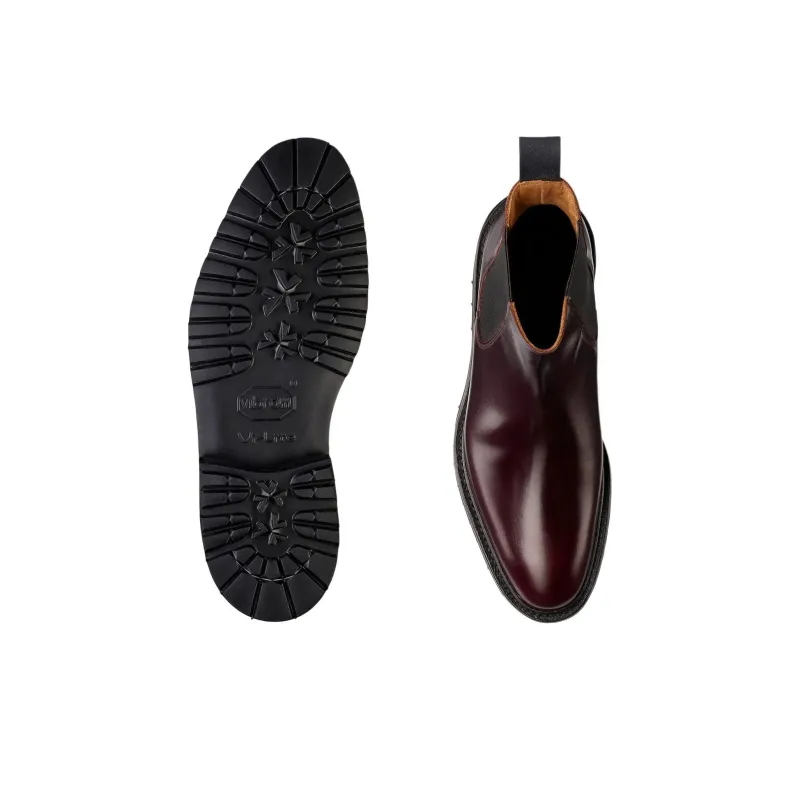 CROCKETT & JONES Poppy Chelsea Boots Women's Burgundy-3