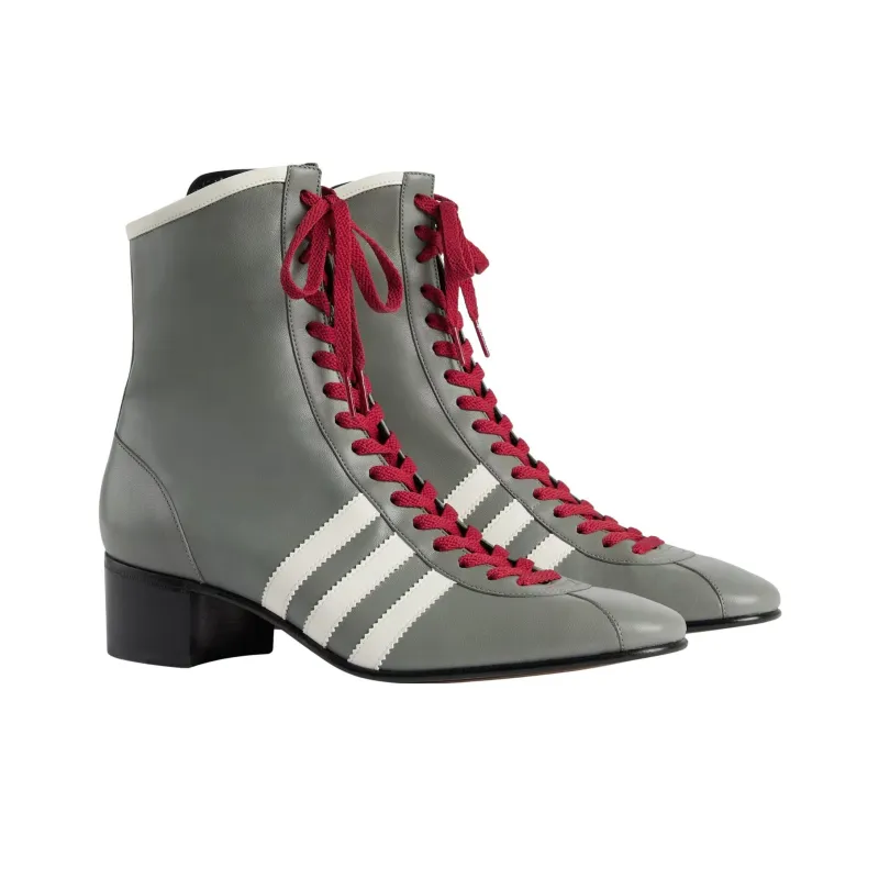 Adidas Originals x GUCCI Ankle Boots Men's Gray-2