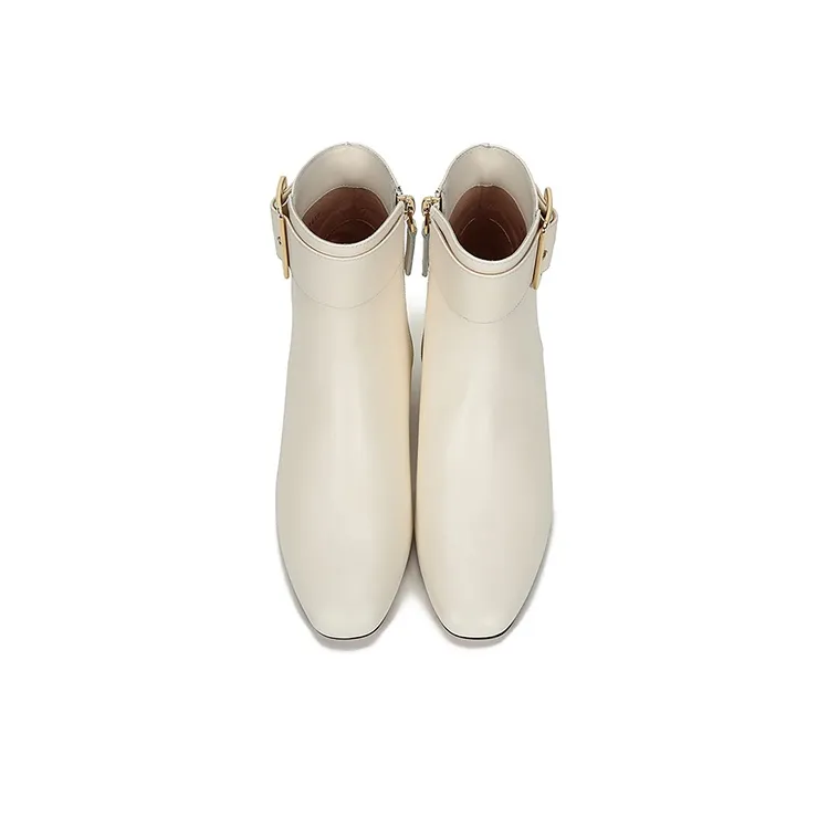 BALLY Ankle Boots Women's White-3