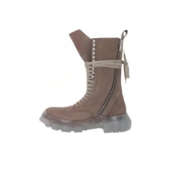RICK OWENS Lace up Nubuck Boots