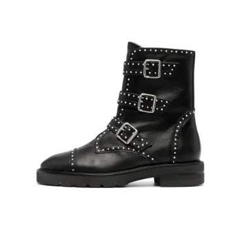 stuart weitzman Jesse Lift Studded Boots