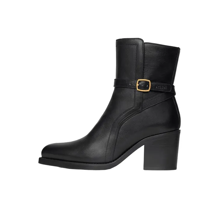 CELINE Ankle Boots 6.5cm Women's Black-0
