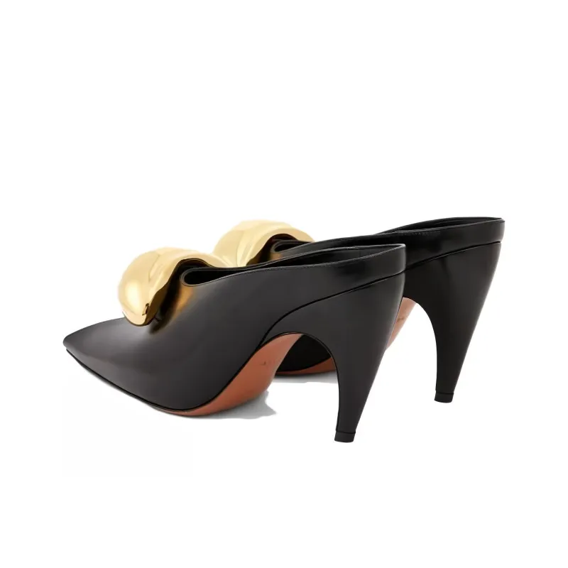 Alaia Slim Heel High Heels Women's Black-4