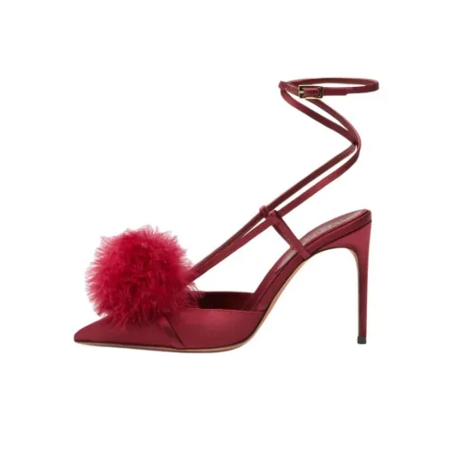 Malone Souliers Slim Heel High Heels Women's Burgundy