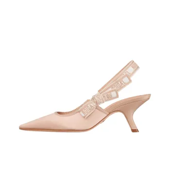 DIOR J'Adior Irregular Heel High Heels 6.5cm Women's Nude