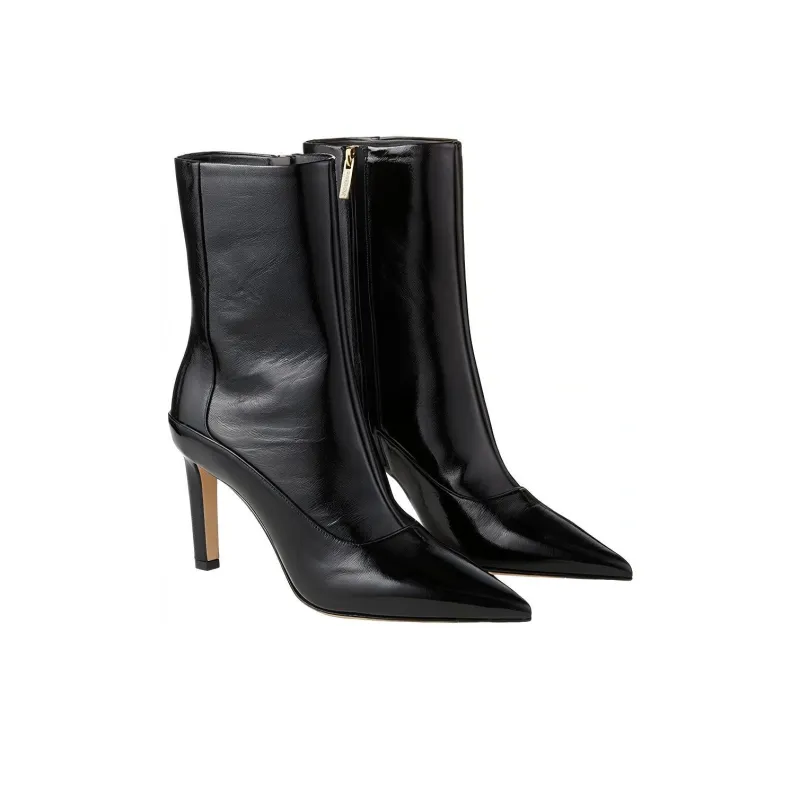 Jimmy Choo Naplack Ankle Boots Women's Black-1