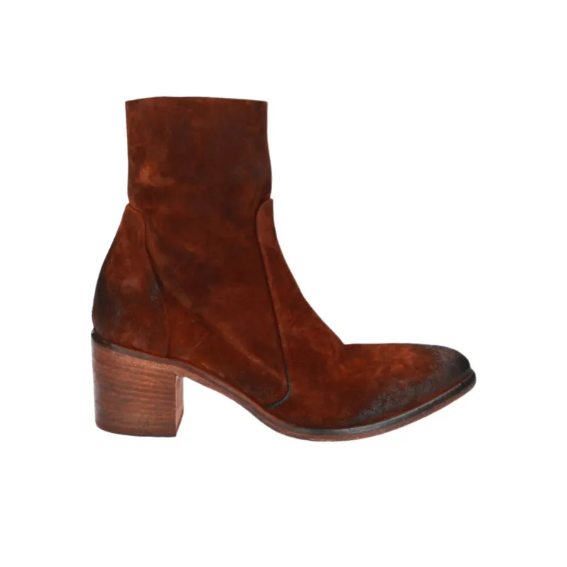 STRATEGIA Ankle Boots 6cm Women's Red Brown-1