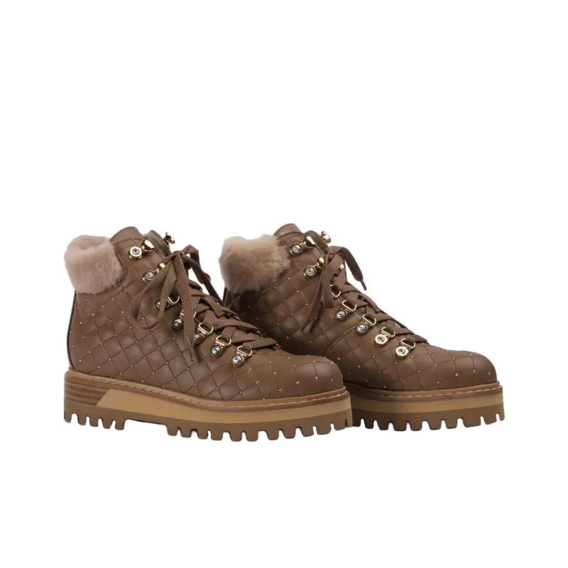 Le Silla ST. MORITZ Ankle Boots 4cm Women's Brown-2