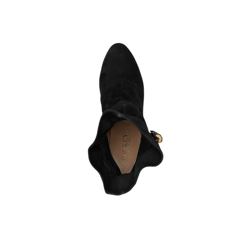 Polo Ralph Lauren Candace Ankle Boots 7cm Women's Black-3