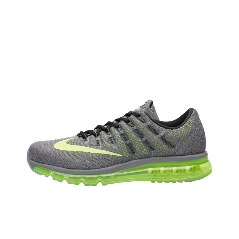 Nike Air Max 2016 Anti Slip Wear Resistant Low Top Casual Running Shoes Men's Gray-0