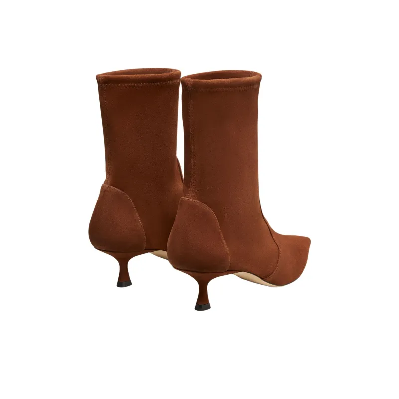 Stuart Weitzman/SW Naomi Ankle Boots 5cm Women's Brown-3