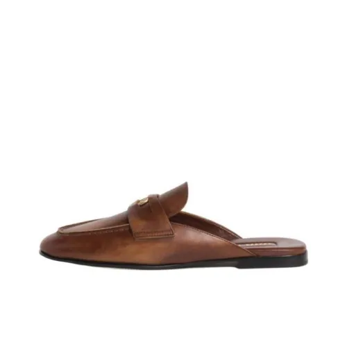 MIU hat miu Wrap toe block-heel Women's Brown