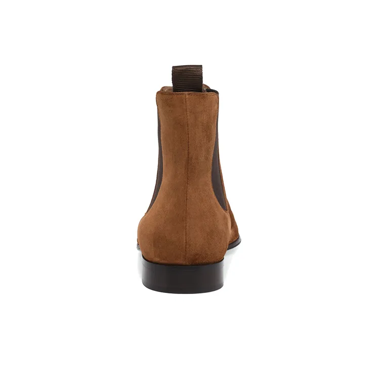 GIANVITO ROSSI Alain Ankle-Length Chelsea Boots Men's Umber-3