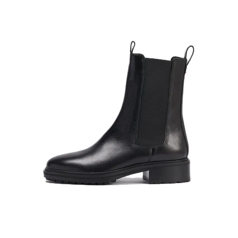 Aeyde Short Chelsea Boots 4.5cm Women's Black-0