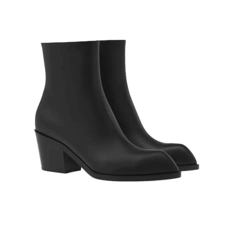 GIANVITO ROSSI Wednesday Leather Ankle Boots-2