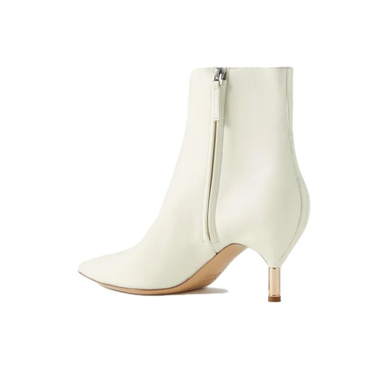GABRIELA HEARST Valeria Ankle Boots 3cm Women's White-2